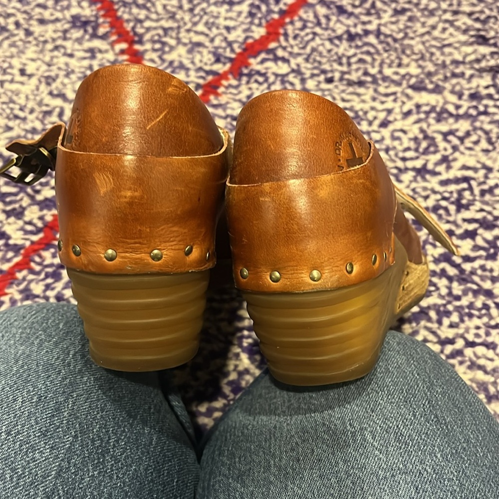Vintage Doc Marten Mary Jane stacked/wedge heel, size 41/US 9 - Picture 3 of 8